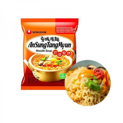 농심 안성탕면 Instant Noodles Ansungtangmyun (125g/20)
