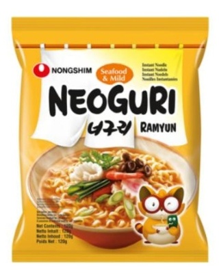 Koreański ramen, Neoguri owoce morza, Nongshim, (120g/20)