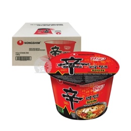 농심 신 큰사발면 Instant Noodles Shin Big Bowl (114g/16)
