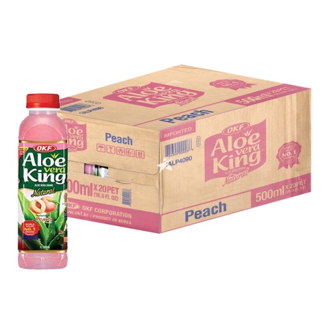 Aloe Vera Drink Peach, OKF (500ml/20) Aloe Vera Drink Peach, OKF (500ml/20)
