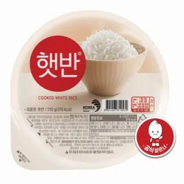 C J 햇반 CookeDongwonhite Rice (210gx3/12)