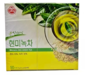 Zielona herbata z brązowego ryżu ottugi (50 torebek x 1,5 g)