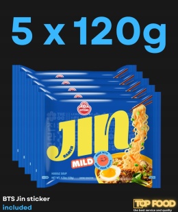 Makaron instant Ramen Jin Mild Ottogi zestaw 5x120g