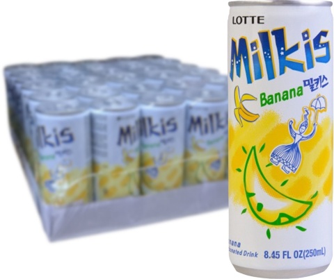 Milkis Soft Drink Banana Can (250ml/30)