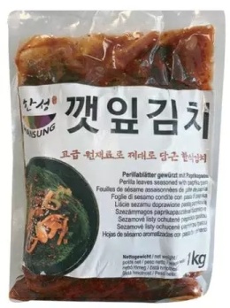 Mrożone przyprawione liście perilli, Hansung(1kg)
