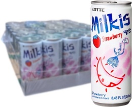 Milkis Napój bezalkoholowy o smaku truskawkowym (250ml/30)