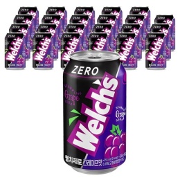 ZERO Welch's Woda musująca o smaku winogronowym (355ml/24)